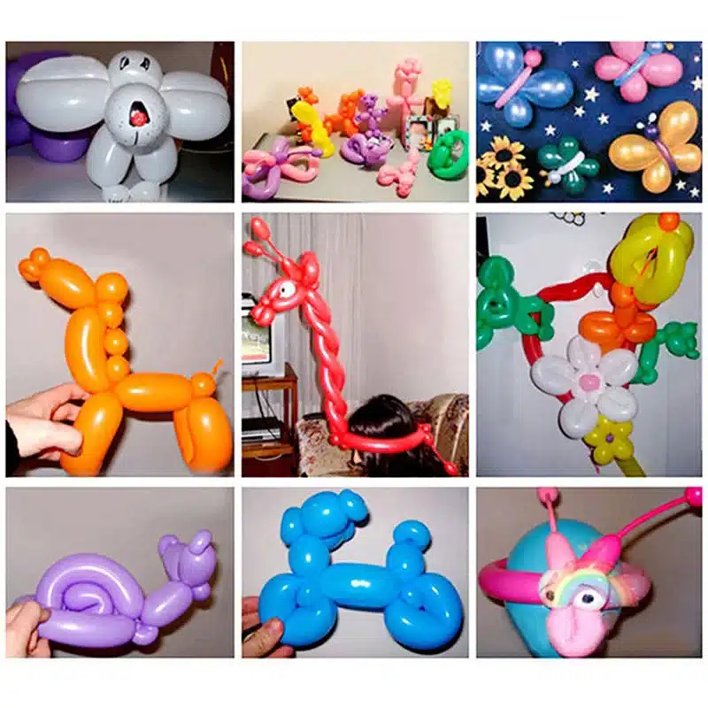 Ballons de sculpture multicolores (lot de 200) – Image 4