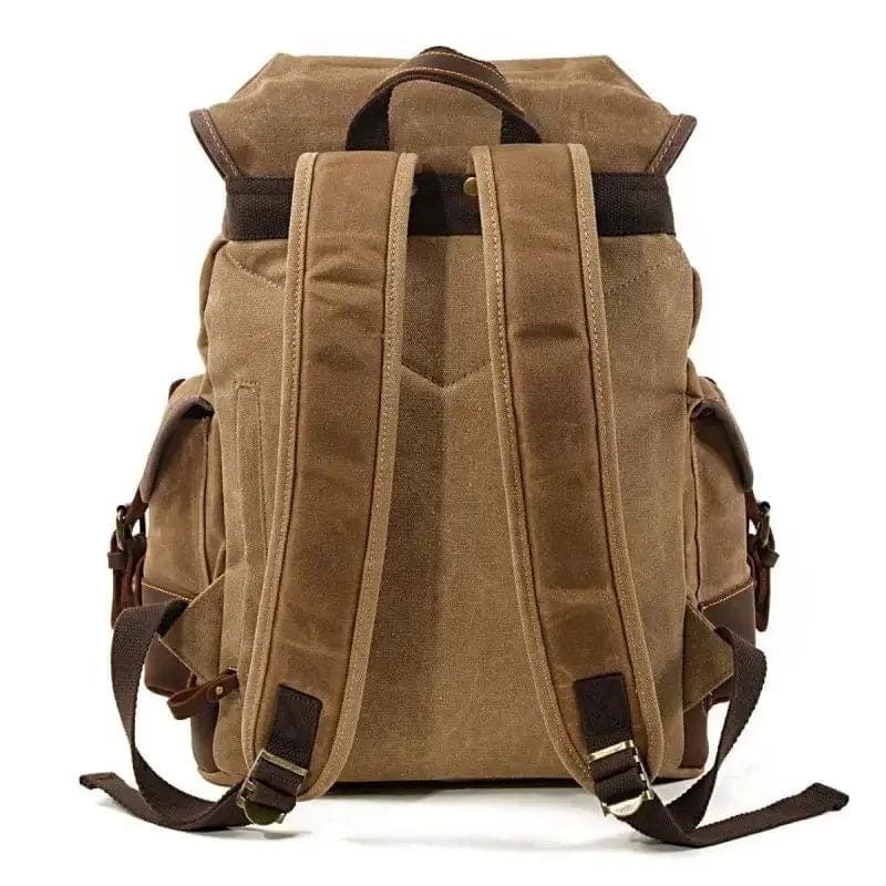 Sac à Dos Vintage moto – Retro marron – Image 3