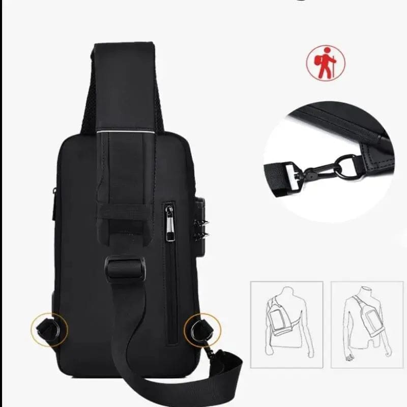 Sac moto à bandoulière antivol Lockmun™ – Image 5